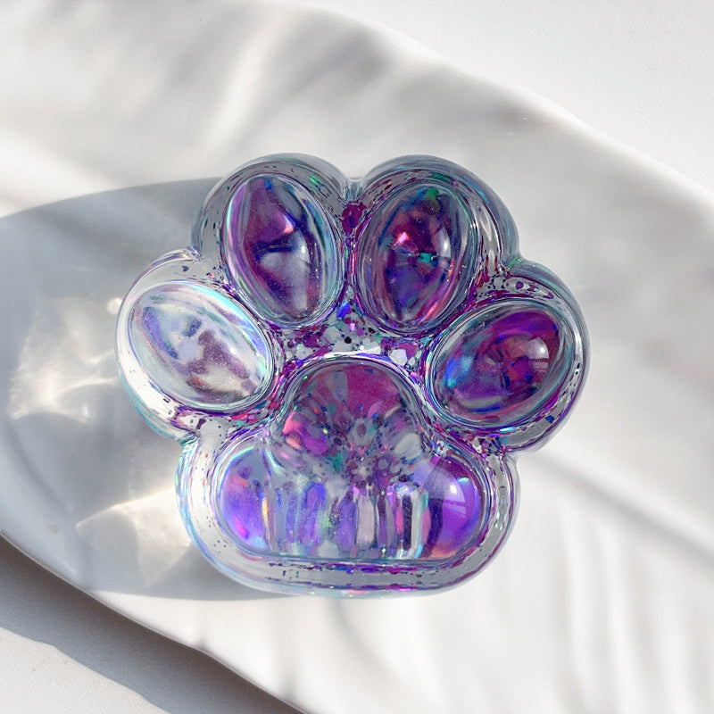 Color-changing Glitter Cat Paw Taba Squishy