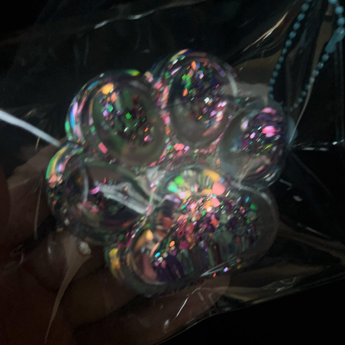 Color-changing Glitter Cat Paw Taba Squishy