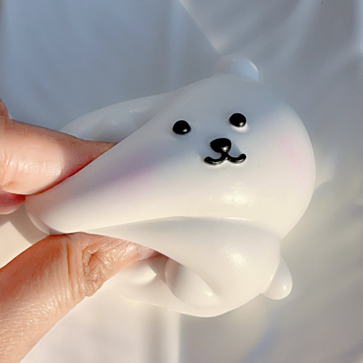 White Bear Squishy,Handmade, Taba Squishy,Stress relief Toy,Children,Funny,gift for kid,gift for GF,cute toy,teddy bear toy,for friend,funny