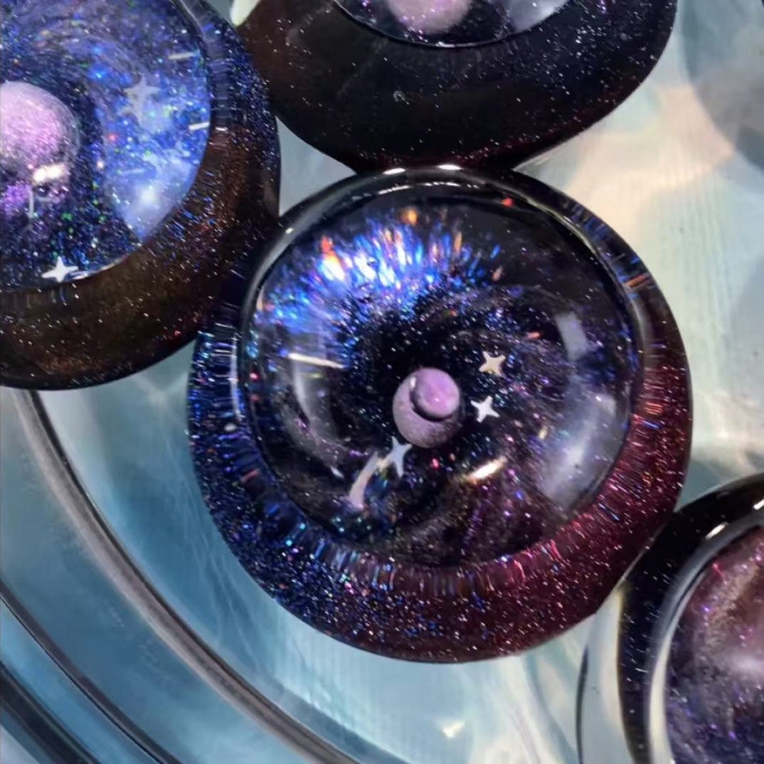 Infinite Starry Sky Mysterious Fantasy Spiral Handmade Taba Squishy