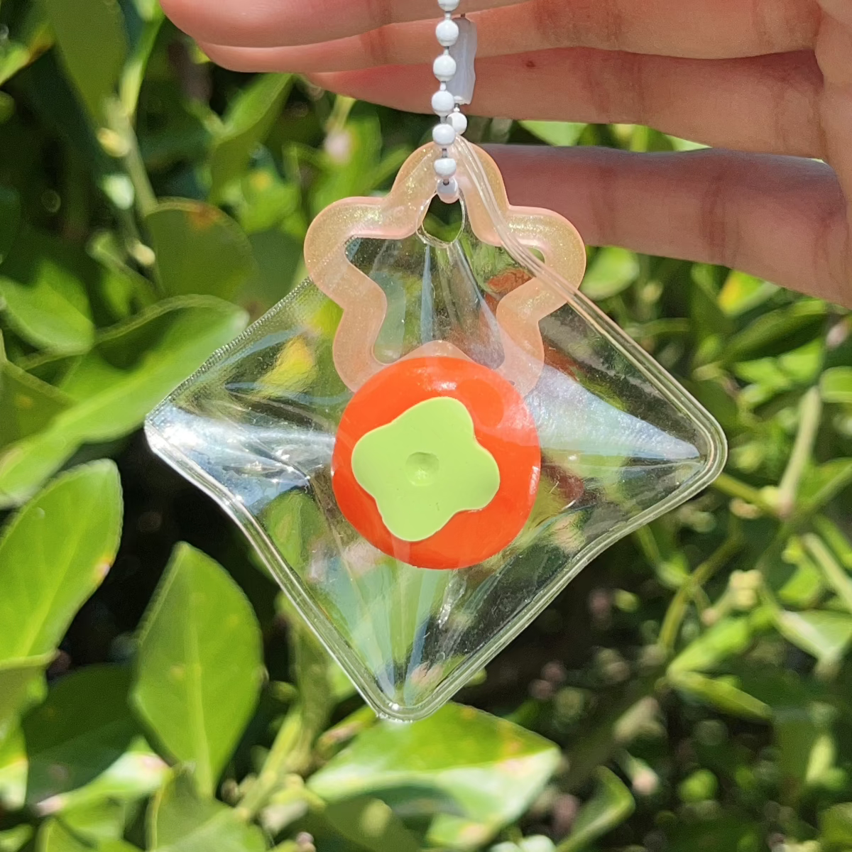 Persimmon Key Chain Handmade Taba Squishy