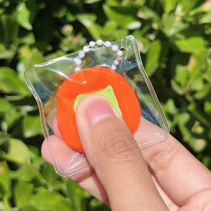 Persimmon Key Chain Handmade Taba Squishy