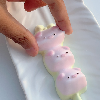 Sugared Pig Gourd Handmade Taba Squishy