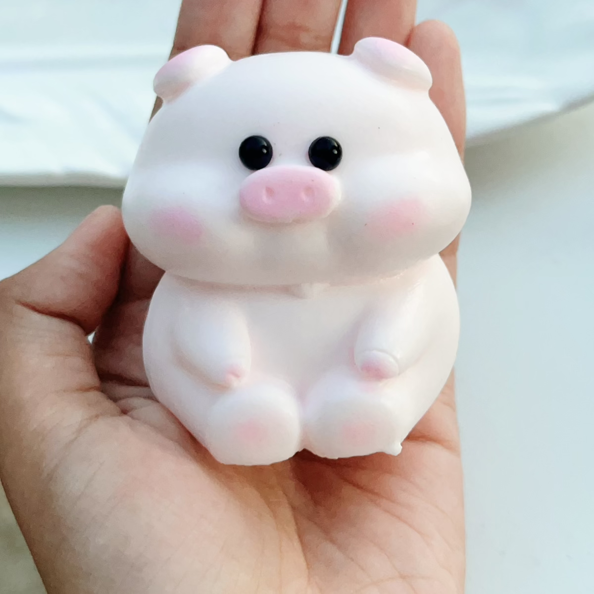 Handgemachter Taba Squishy aus dickem Schwein