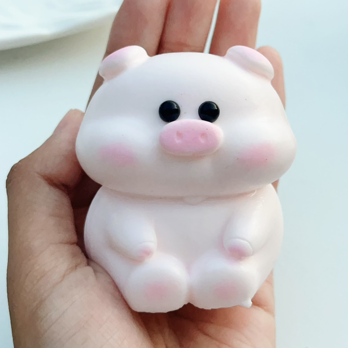 Handgemachter Taba Squishy aus dickem Schwein