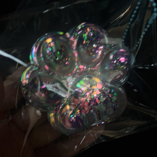 Color-changing Glitter Cat Paw Taba Squishy