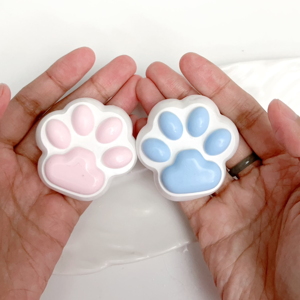 Cat paw handmade taba squishy