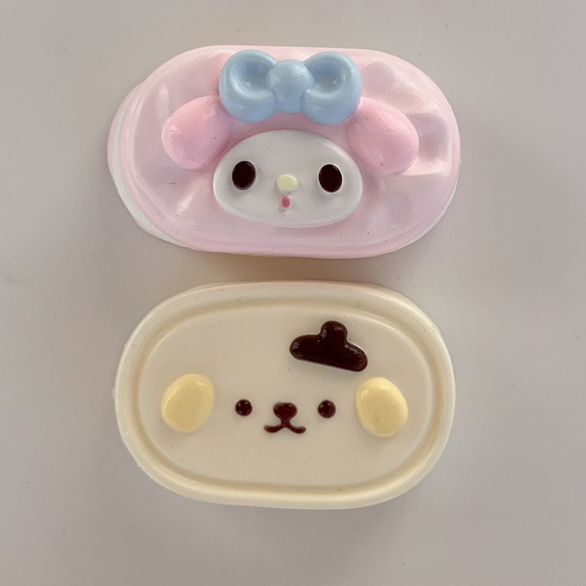 Bunny & Dog  Cookie Handmade Taba Squishy Wendy Squishy