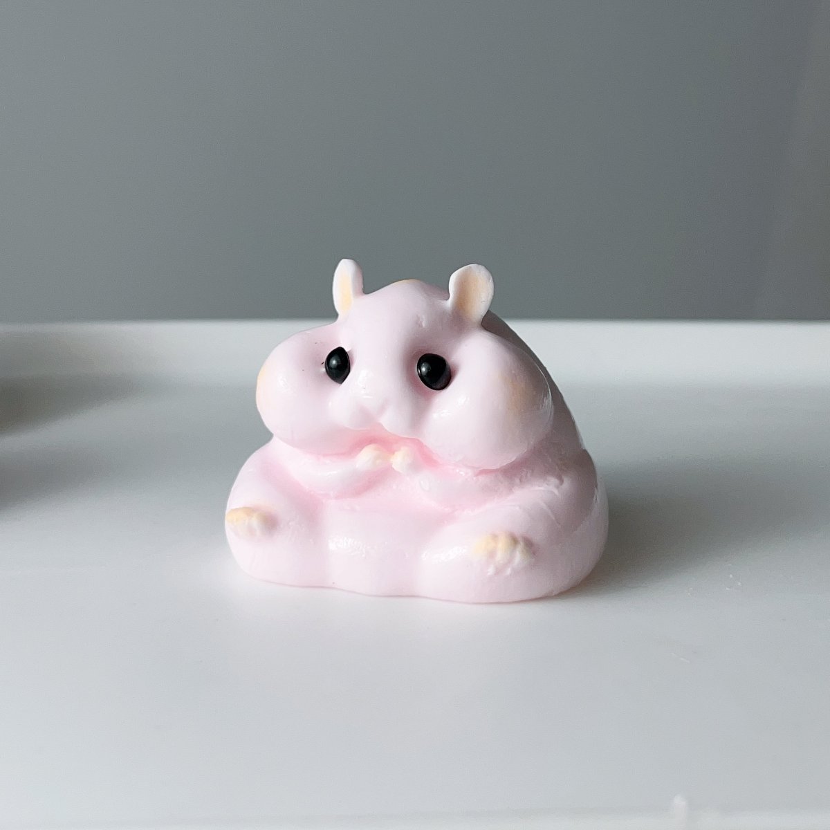 Colorful|Purple Pink Hamster Handmade Taba Squishy