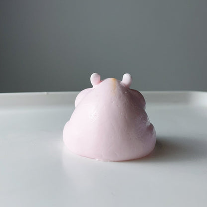 Colorful|Purple Pink Hamster Handmade Taba Squishy