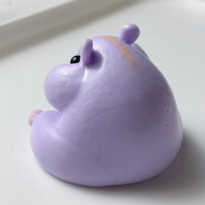 Colorful|Purple Pink Hamster Handmade Taba Squishy