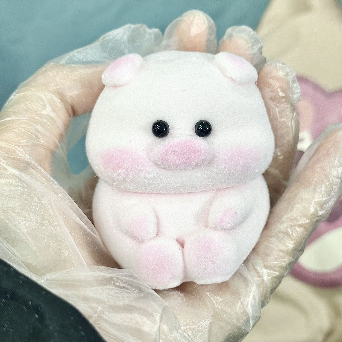 Handgemachter Taba Squishy aus dickem Schwein