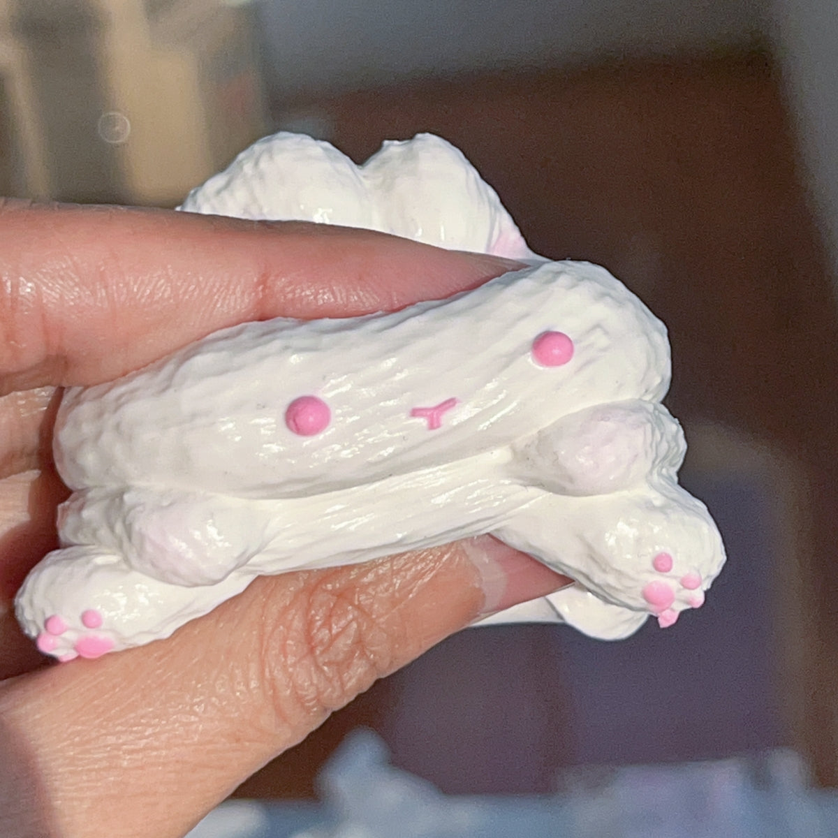 Rabbit tabasquishy,Adult Stress Relief Toy,Children's fun toy,cute cat,Glitter,gift for kid,gift for GF,for friend,funny,birthday present